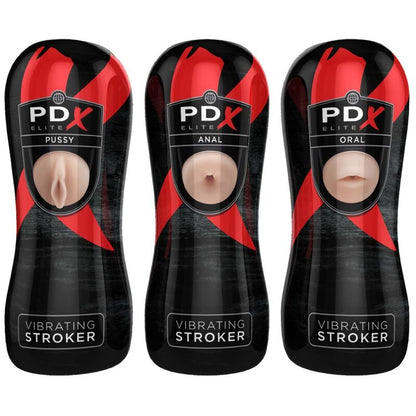 PDX ELITE - SET DE 12 RUNNER: 6X VAGINA, 3X ANAL, 3X BOCA