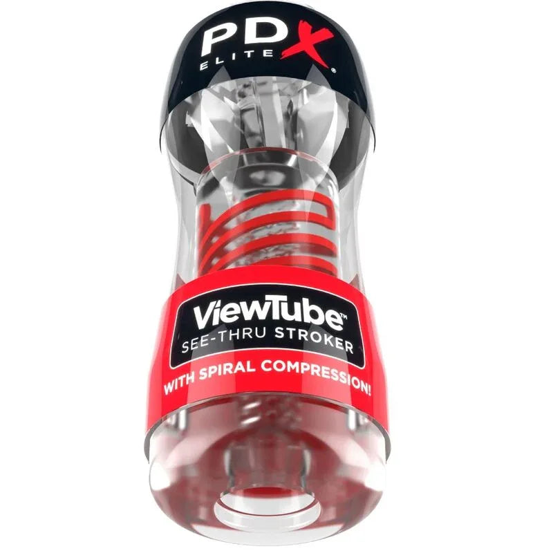 Pdx Elite – Stroker Viewtube 2 Spirale Compression Transparent