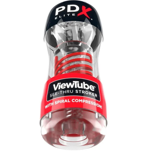 Pdx Elite – Stroker Viewtube 2 Spirale Compression Transparent