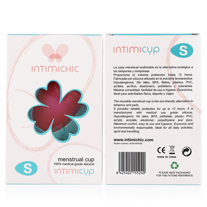 INTIMICHIC - MENSTRUELLE COUPE IN MEDICAL SILICONE - TAILLE S