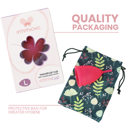 INTIMICHIC - MENSTRUELLE COUPE IN MEDICAL SILICONE - TAILLE L