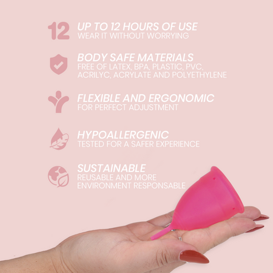 INTIMICHIC - MEDICAL SILICONE MENSTRUAL CUP - SIZE L