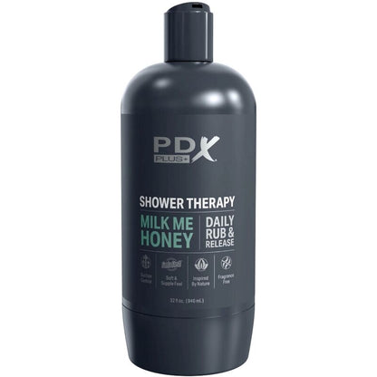 PDX PLUS - MASTURBADOR STROKER DISEÑO DISCRETO DE LA BOTELLA DE CHAMPÚ MILK ME HONEY