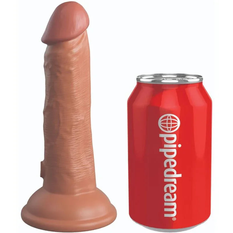 King Cock – Elite Gode Réaliste en Silicone 15.2 cm Caramel