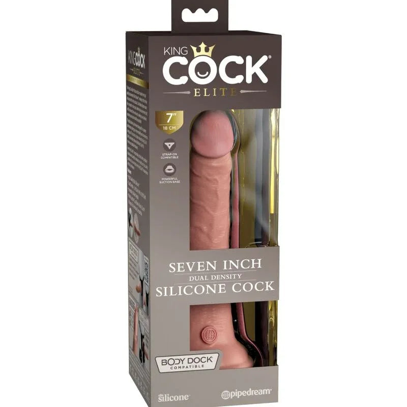 King Cock – Elite Gode Réaliste en Silicone 17.8 cm