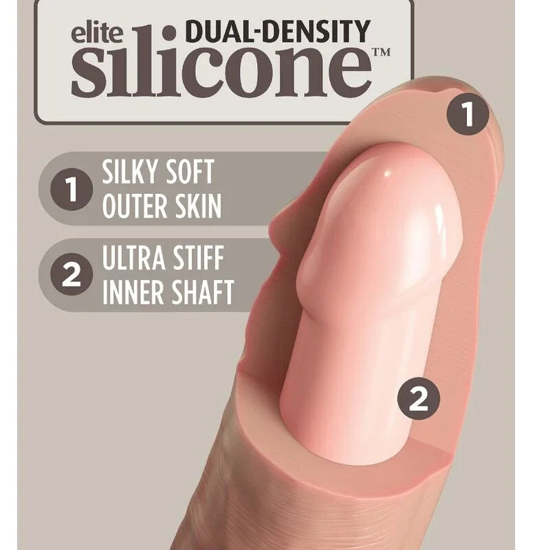 King Cock – Elite Gode Réaliste en Silicone 17.8 cm