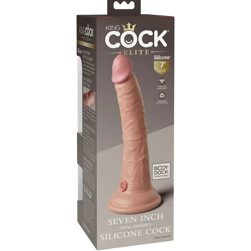 King Cock – Elite Gode Réaliste en Silicone 17.8 cm
