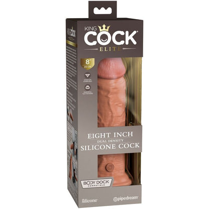 KING COCK - ELITE GODE REALIZED IN SILICONE 20.3 CM CARAMEL