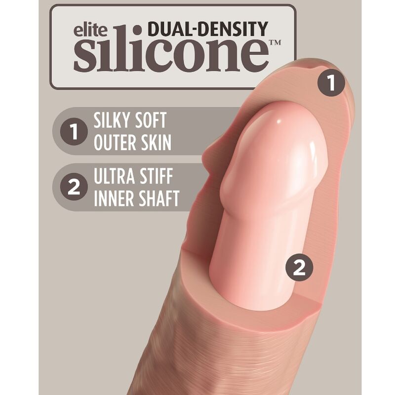 KING COCK - ELITE GODE REALIZED IN SILICONE 20.3 CM