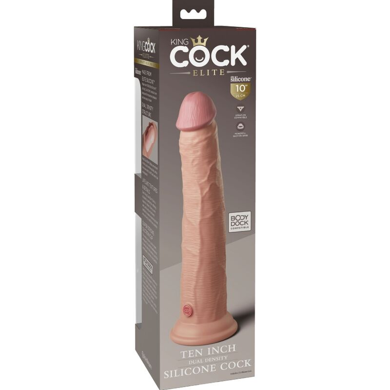 KING COCK - ELITE GODE REALIZED IN SILICONE 25.4 CM