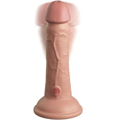 King Cock – Elite Gode Réaliste Vibrant & Silicone 15.2 cm
