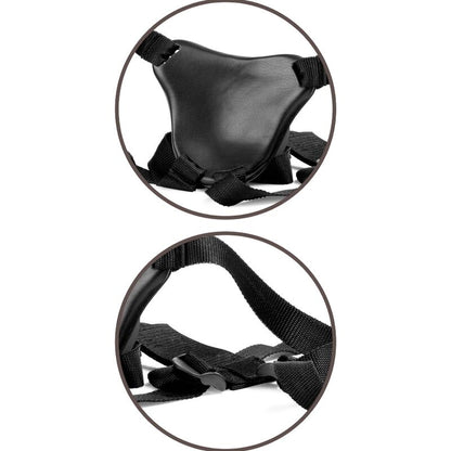 KING COCK - ELITE HARNAIS RÉGLABLE COMFORTABLE AVEC GODE 17.8 CM