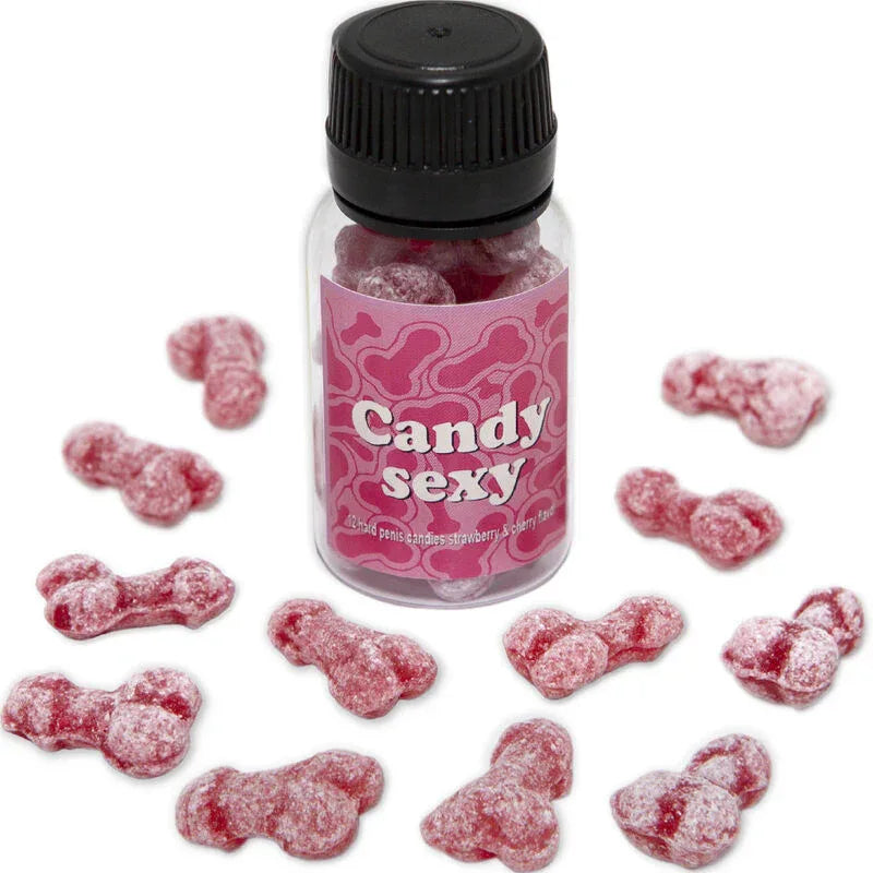 Diablo Picante – Candy Sexy Pot de 12 Gommes au Goût Fraise Cerise