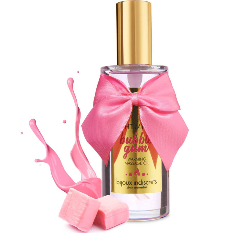 BIJOUX - INDISCRETS LIGHT MY FIRE ACEITE DE MASAJE EFECTO CALOR SABOR A CHICLE