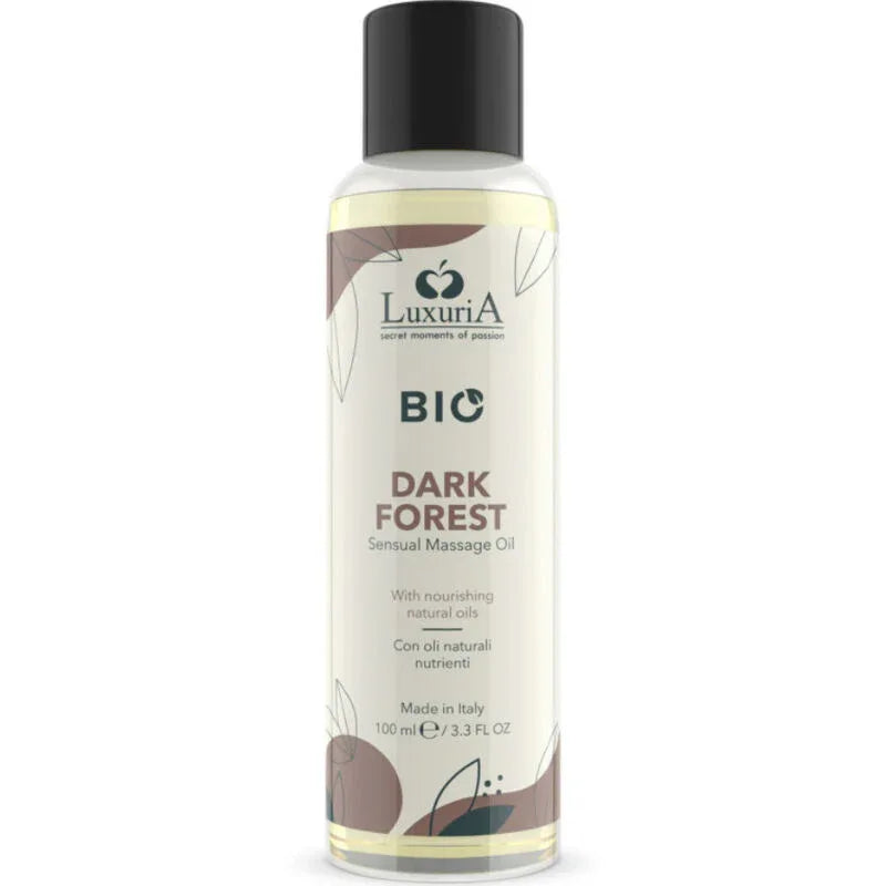 Intimateline Luxuria – Huile de Massage Bio Forêt Noire 100 ml