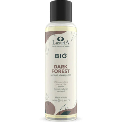 Intimateline Luxuria – Huile de Massage Bio Forêt Noire 100 ml
