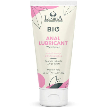 Intimateline – Luxuria Lubrifiant Bio Anal Base D'Eau 50 ml