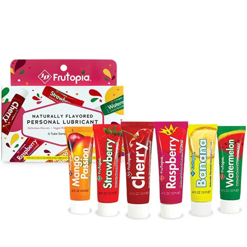 Id Frutopia – Lubrifiant Assortiment 5 Pack 12 ml – Sensations Intenses & Excitation Maximale