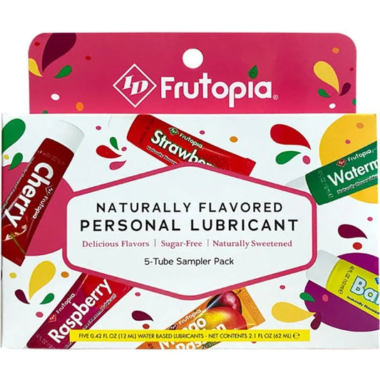 Id Frutopia – Lubrifiant Assortiment 5 Pack 12 ml – Sensations Intenses & Excitation Maximale