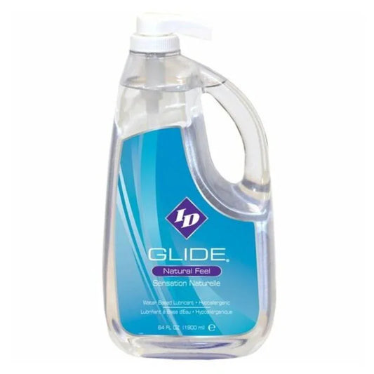 Id Glide – Lubrifiant à Base D'Eau + Hypoallergénique Sensation Naturelle 1900 ml