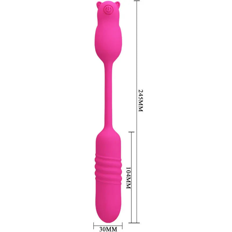 Pretty Love – Nobikuma Balle Vibrante en Silicone Rose