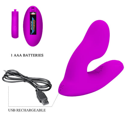 PRETTY LOVE - MASSEUR DE CLITORIS MELVIN AVEC TÉLÉLÉCOMMANDE