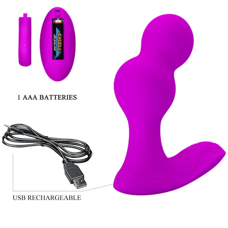 Pretty Love – Massager Vibrateur Anal Terrance avec Télécommande