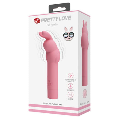 PRETTY LOVE - VIBRATEUR IN SILICONE LAPIN ROSE GERARDO