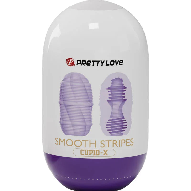 Pretty Love – Oeuf Masturbateur Cupid Rayures Lisses