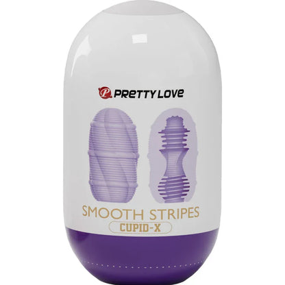 Pretty Love – Oeuf Masturbateur Cupid Rayures Lisses