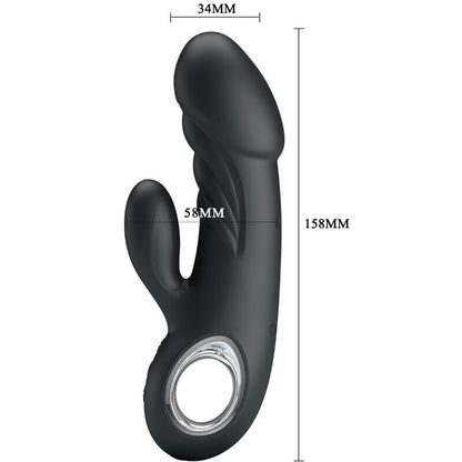 PRETTY LOVE - VIBRADOR ANSEL GY ESTIMULADOR DEL PUNTO DEL CLÍTORIS