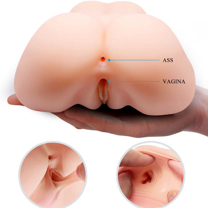 CRAZY BULL - VAGINA Y ANO REALISTAS DOBLE VIBRACIÓN