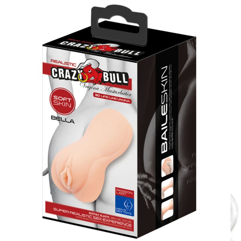 CRAZY BULL - MASTURBADOR CON FORMA DE VAGINA DE BELLA