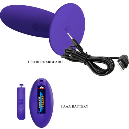 Pretty Love – Vibrateur Anal Youth Plug Télécommande Violet