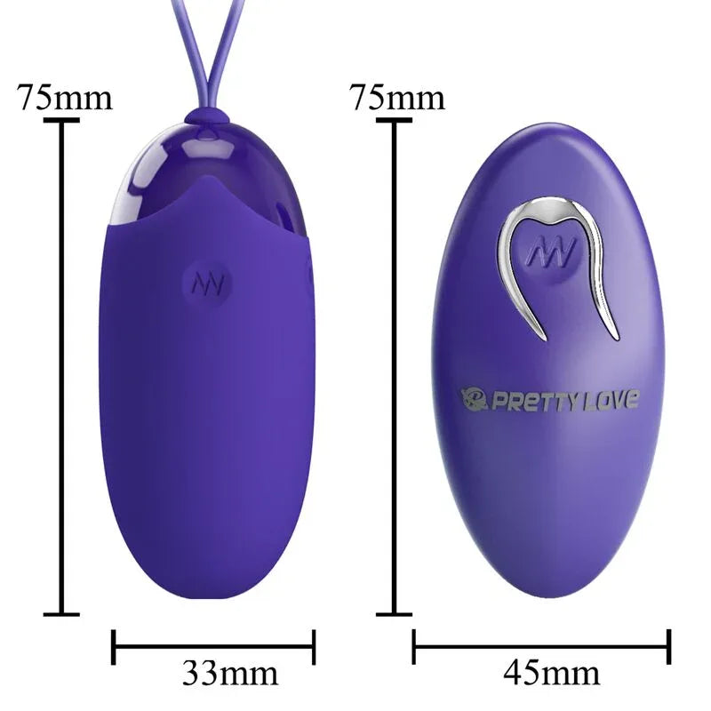 Pretty Love – Berger Youth Oeuf Vibrant Télécommandé Violet
