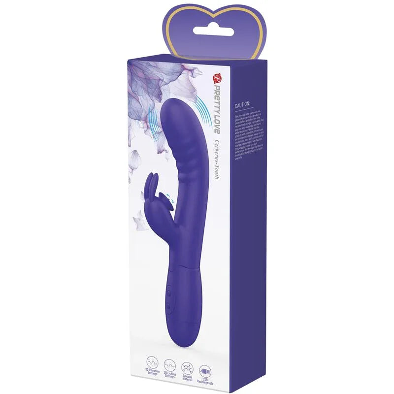 Pretty Love – Vibrateur Cerberus Youth Lapin Violet