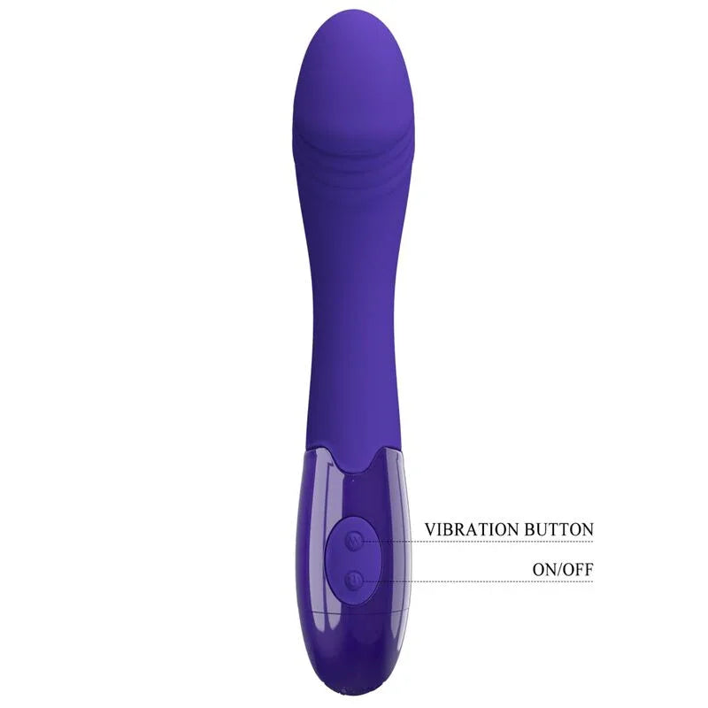 Pretty Love – Dildo Vibrateur Violet Elemental Youth