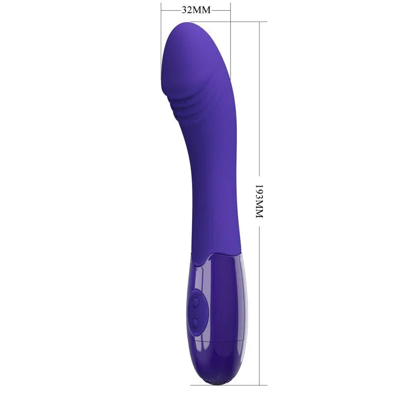Pretty Love – Dildo Vibrateur Violet Elemental Youth