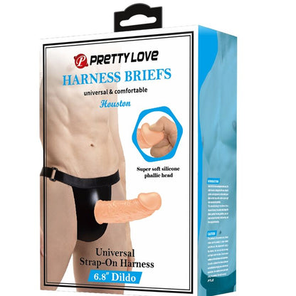 PRETTY LOVE - BRAGUITAS HARNNES CON DIDLO INCLUIDO