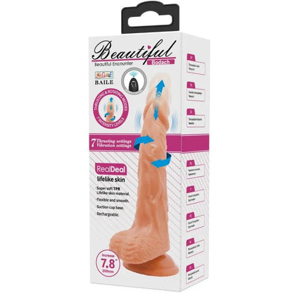 Baile Bodach Vibrateur Réaliste avec Ventouse Télécommande