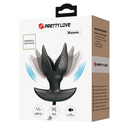 PRETTY LOVE - GONFLABLE &amp; RECHARGEABLE ANAL PLUG