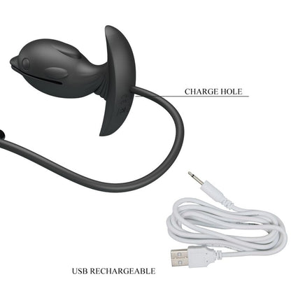 PRETTY LOVE - DELFIN ANAL PLUG GONFLABLE &amp; RECHARGEABLE