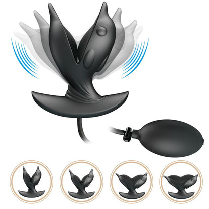 PRETTY LOVE - PLUG ANAL DELFIN INFLABLE Y RECARGABLE