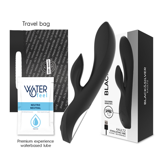 Vibrateur kaultz touch control – Black & Silver