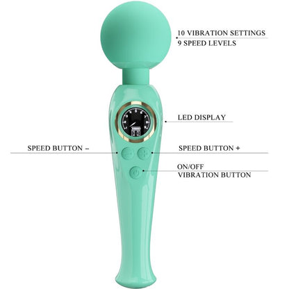 PRETTY LOVE - VIBRADOR SKYLER GREEN WAND