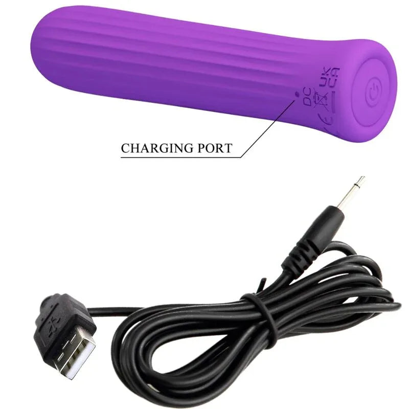 Pretty Love – Blanche Vibrateur Stimulateur Lilas