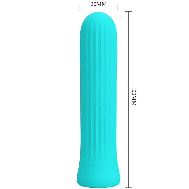 PRETTY LOVE - VIBRADOR ESTIMULADOR BLANCO AZUL