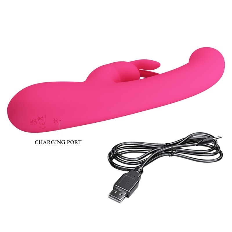 PRETTY LOVE - VIBRADOR LAMAR RABBIT Y PUNTO G ROSA