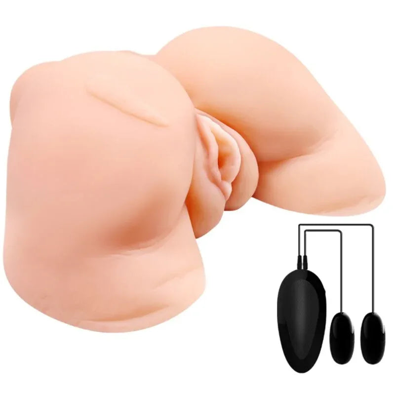 Crazy Bull – Vagin et Anus avec Maille Réaliste avec Vibration