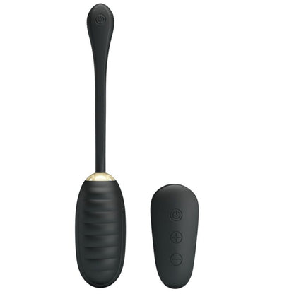 PRETTY LOVE - DOREEN OEUF VIBRANT RECHARGEABLE DE LUXE NOIR TÉLÉLÉCOMMANDE